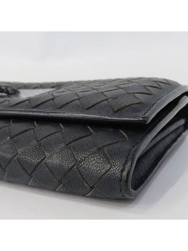 Navy long wallet - BOTTEGA VENETA - BALAAN 4