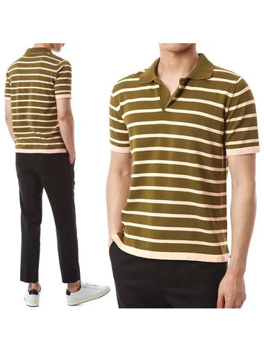 Striped short sleeve knit RC07024 31 - ROBERTO COLLINA - BALAAN 1