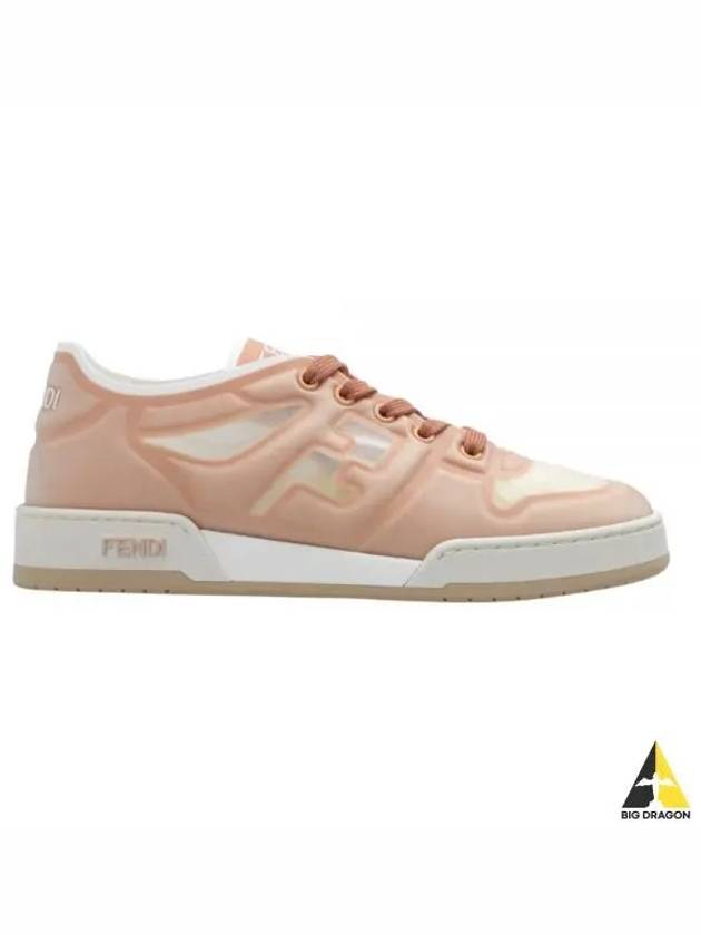 Match Mesh Low-Top Sneakers Light Pink - FENDI - BALAAN 2