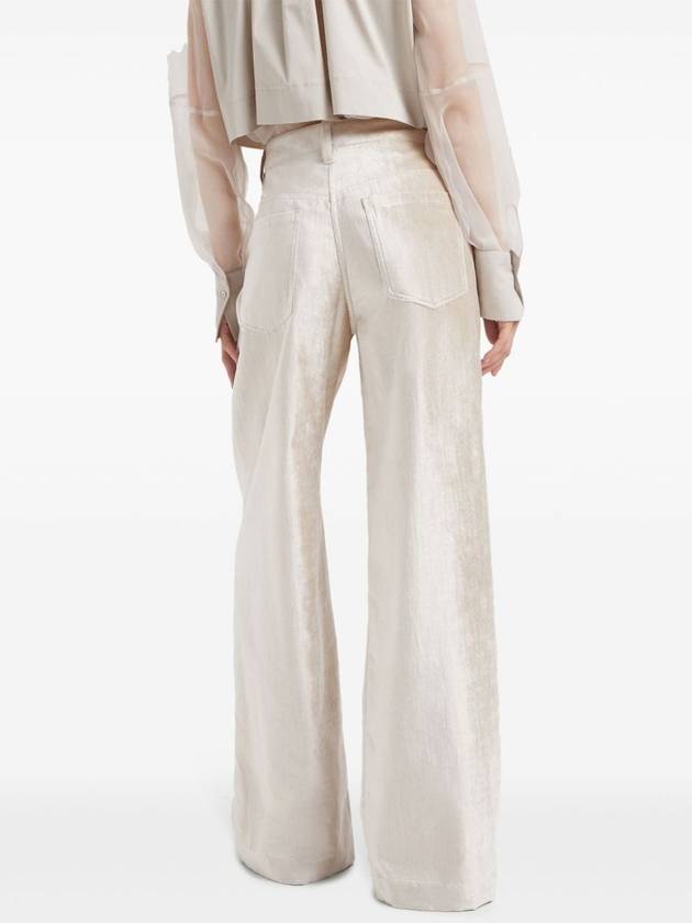 Brunello Cucinelli Trousers Beige - BRUNELLO CUCINELLI - BALAAN 3