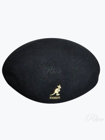 0258BC Black 504 Wool Hunting Cap - KANGOL - BALAAN 1