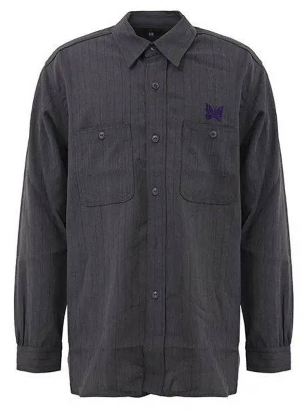 LQ200 0090 Work Shirt Charcoal 998408 - NEEDLES - BALAAN 1