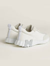 Bouncing Sneakers Mesh Suede Goatskin Blanc Blanc - HERMES - BALAAN 6