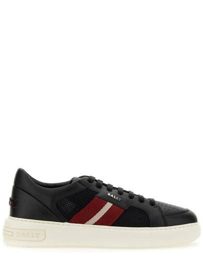 Melys Leather Low Top Sneakers Black - BALLY - BALAAN 2