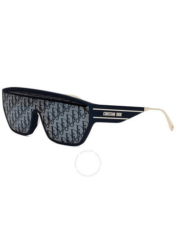 Dior DIORCLUB M7U Blue Logo Shield Men's Sunglasses CD40152U 91X141 - DIOR - BALAAN 1