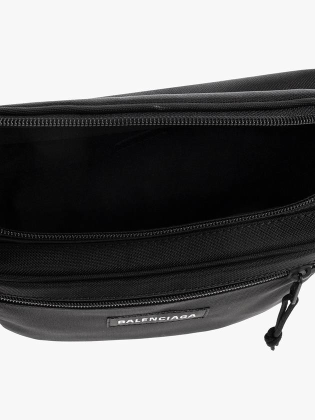 Explorer Logo Patch Nylon Belt Bag Black - BALENCIAGA - BALAAN 6