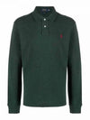 Embroidery Logo Long Sleeve Polo Shirt Dark Green - POLO RALPH LAUREN - BALAAN 2