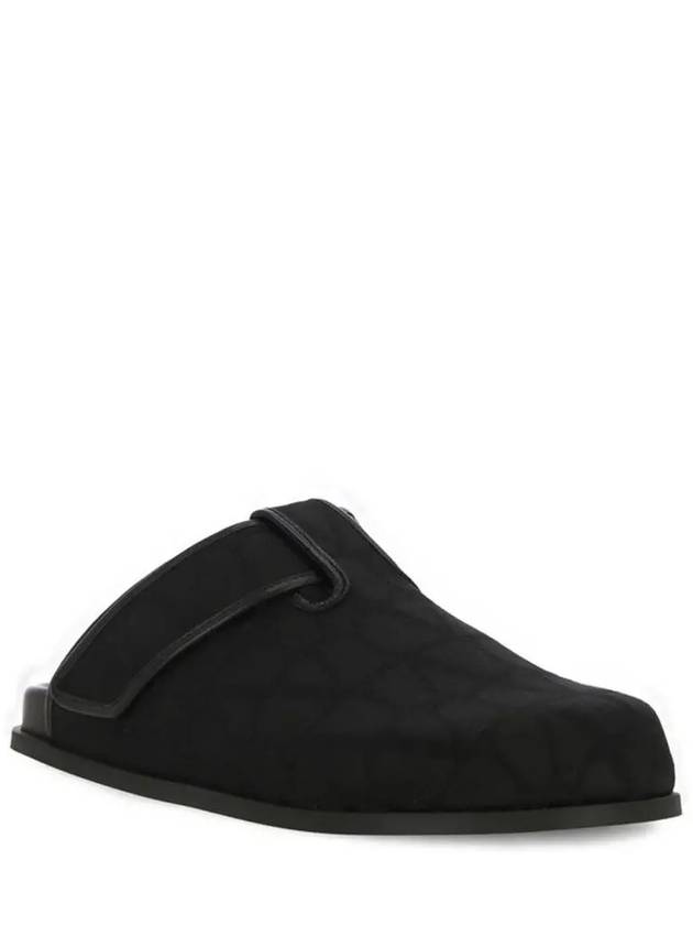 Toile Iconographe Slippers Black - VALENTINO - BALAAN 3