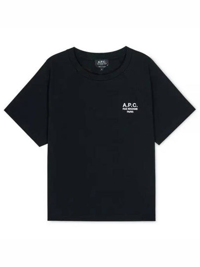 Michelle Cotton Short Sleeve T-Shirt Black - A.P.C. - BALAAN 2