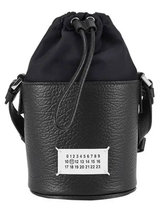 5AC Micro Number Logo Bucket Bag Black - MAISON MARGIELA - BALAAN 1