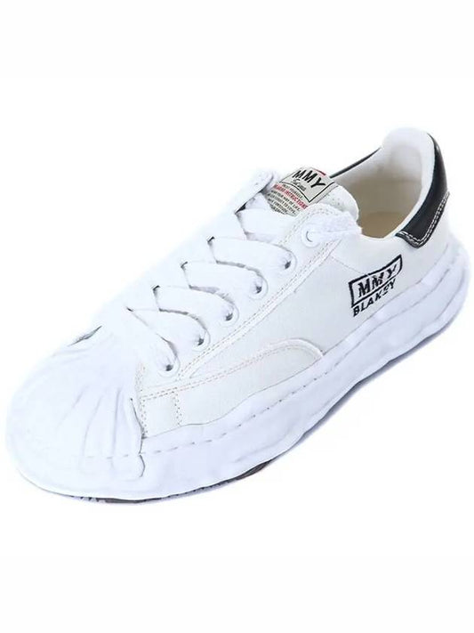 Maison Blakey Canvas Low Top Sneakers A08FW735 WHITE - MIHARA YASUHIRO - BALAAN 2