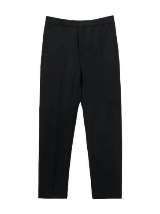 Slim straight trouser pants black slacks suit - WARDROBE.NYC - BALAAN 1