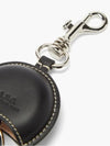 Amber Amber logo debossed case leather key holder key ring black - A.P.C. - BALAAN 3