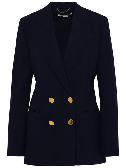 Women's Double Breasted Jacket Blue - STELLA MCCARTNEY - BALAAN 2