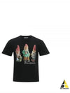 Gnome Trio Print Short Sleeve T Shirt Black - JW ANDERSON - BALAAN 2