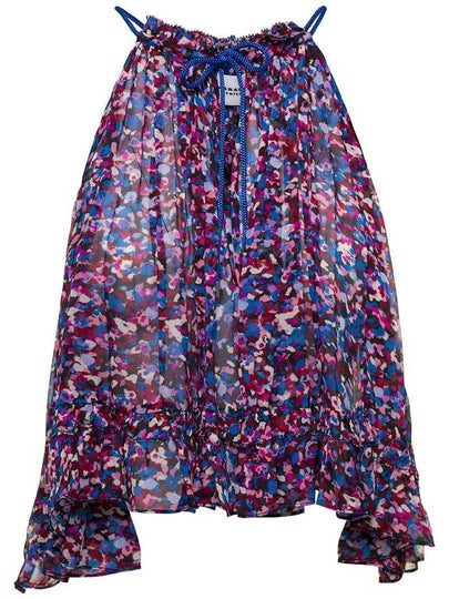 23 ss Pink Blue Viscose Print Top HT0035FAA1J49EPKBU B0480010502 - ISABEL MARANT ETOILE - BALAAN 2