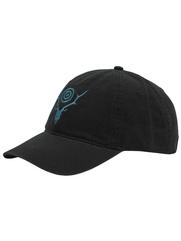 Strap Back Cotton Ball Cap Black - SOUTH2 WEST8 - BALAAN 1