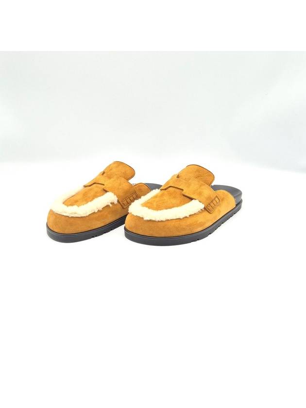 Go Suede Goatskin Bloafers Naturel Ecru - HERMES - BALAAN 7