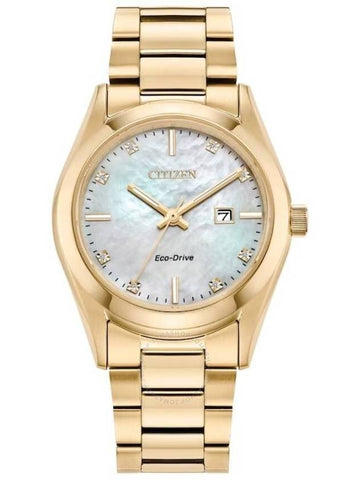 Citizen Sport Luxury Eco-Drive White Mother of Pearl Dial Ladies Watch EW2702-59D - CITIZEN - BALAAN 1