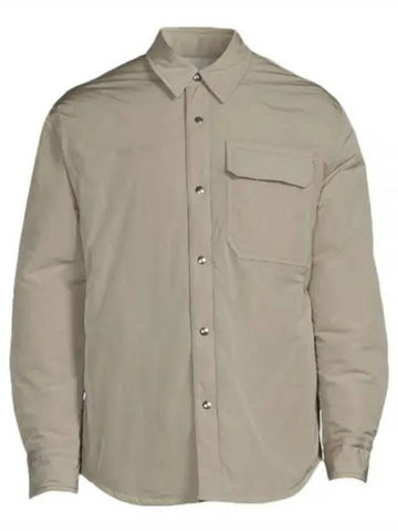 Quilted Shirt Jacket Ivory - HELMUT LANG - BALAAN 1