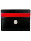 Medusa simple black red card wallet - VERSACE - BALAAN 1