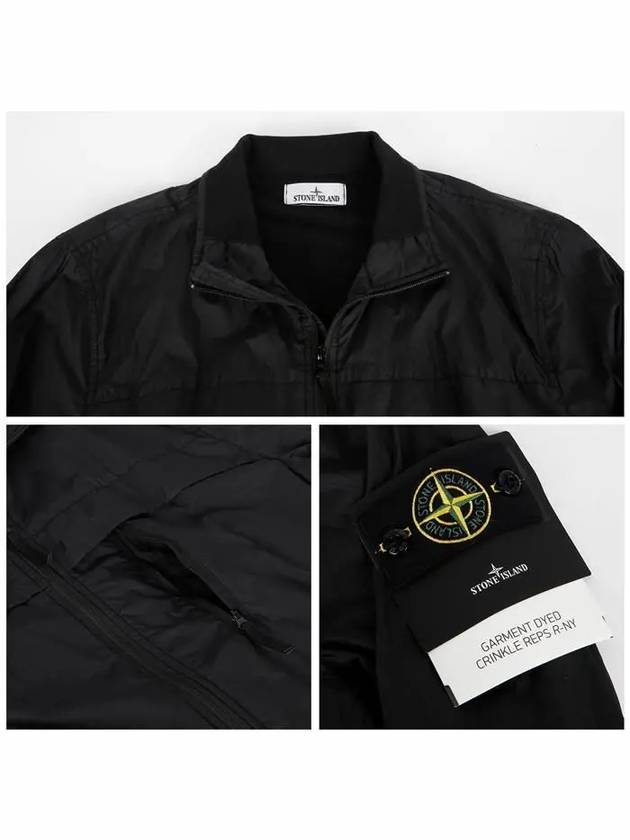 Garment Dyed Crinkle Reps R Nylon Jacket Black - STONE ISLAND - BALAAN 6