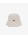 Basic Bucket Hat Light Beige - LACOSTE - BALAAN 2