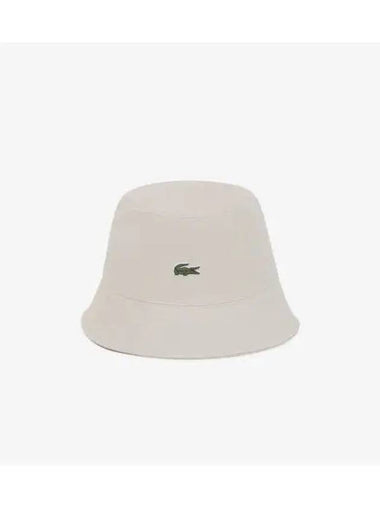 Basic bucket hat light beige - LACOSTE - BALAAN 1