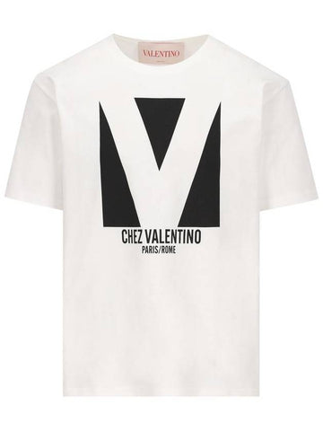 Valentino Garavani T-shirts and Polos Ivory - VALENTINO - BALAAN 1