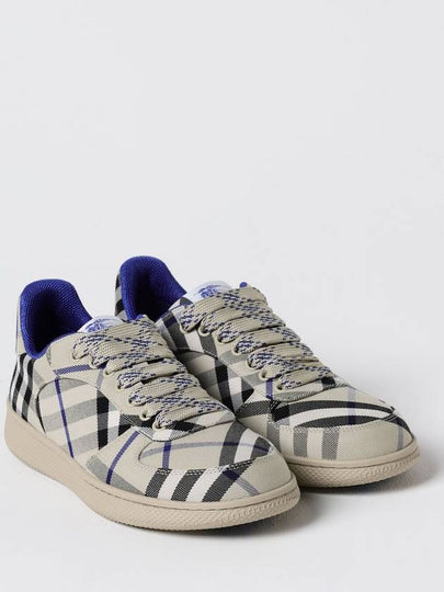 Sneakers Check Burberry in canvas jacquard - BURBERRY - BALAAN 2