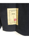 Garment Dyed One-Pocket Cotton Zip Up Hoodie Black - TEN C - BALAAN 7