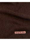 Acne Muffler Scarf Skinny Dark Brown CA0218 Unisex - ACNE STUDIOS - BALAAN 5