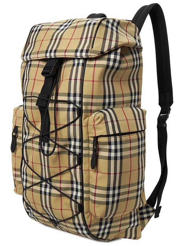 Murray Polyamide Backpack Beige - BURBERRY - BALAAN 3