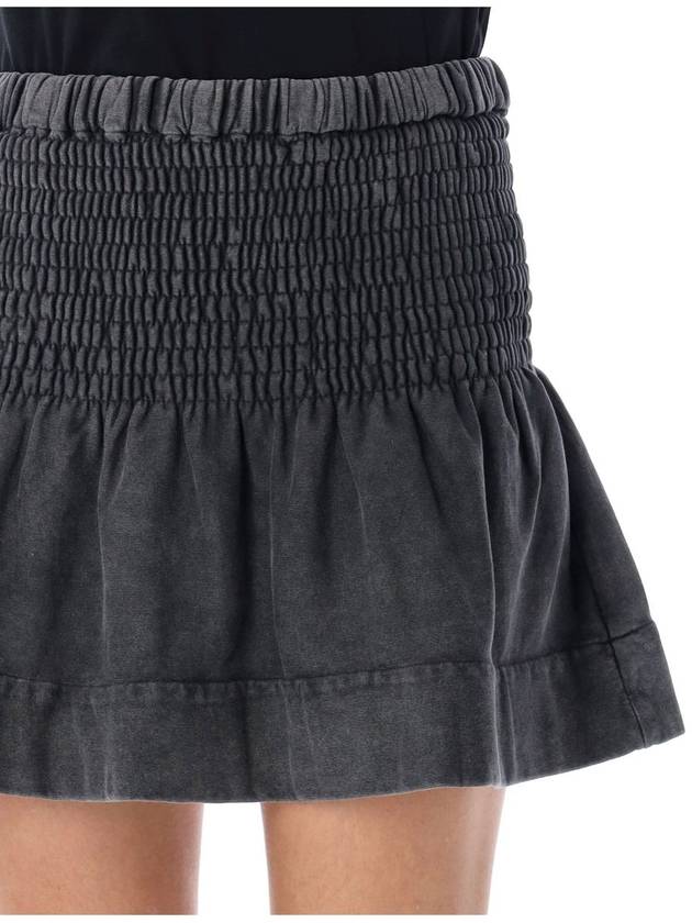 Women's Pacifica A-Line Skirt Black - ISABEL MARANT ETOILE - BALAAN 4