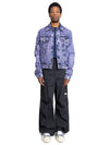 Cotton Denim Jacket Light Orchid - MARNI - BALAAN 5