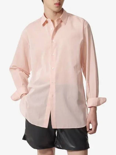 Hard twist shirt light pink A24SS01VOLIGHTPINK - AURALEE - BALAAN 1