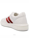 Moony Leather Low Top Sneakers White - BALLY - BALAAN 5