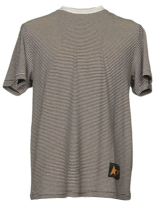 DELUXE BRAND STRIPED TSHIRT - GOLDEN GOOSE - BALAAN 1