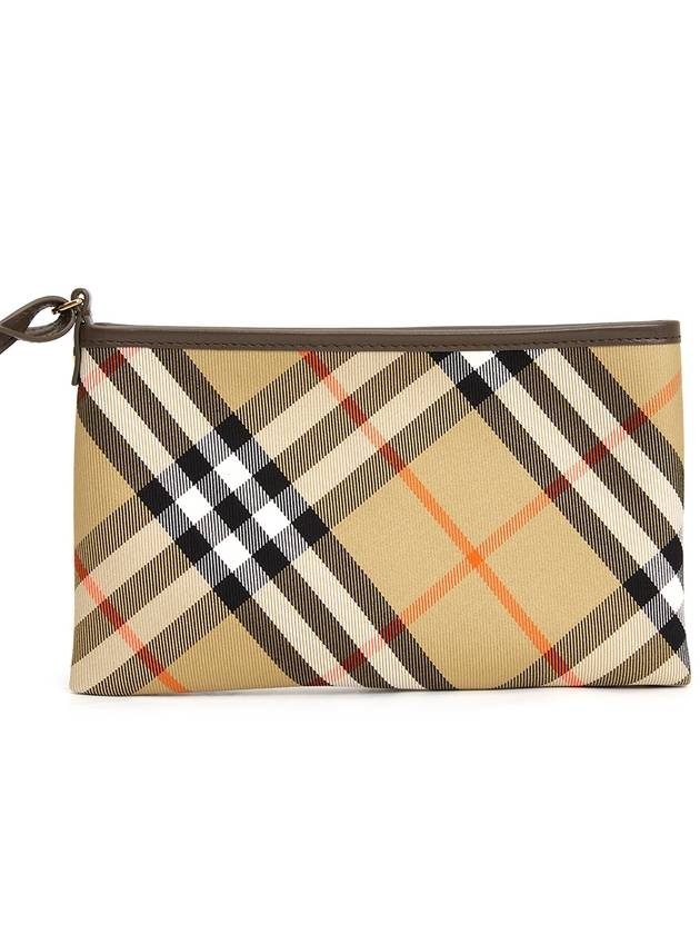 Check Small Tote Bag Sand - BURBERRY - BALAAN 9