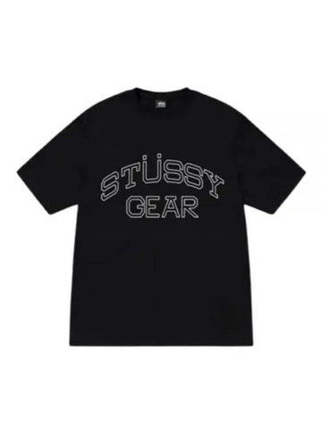 1905035 BLACK gear t shirt - STUSSY - BALAAN 1