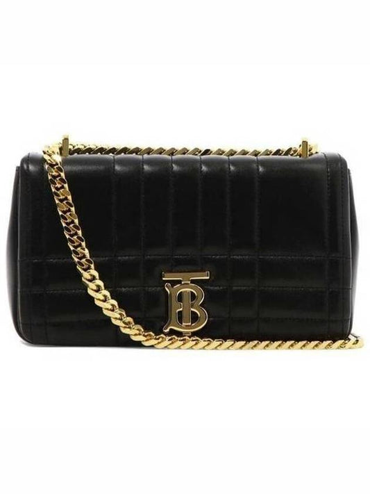 Lola Quilted Lambskin Small Shoulder Bag Black - BURBERRY - BALAAN 2