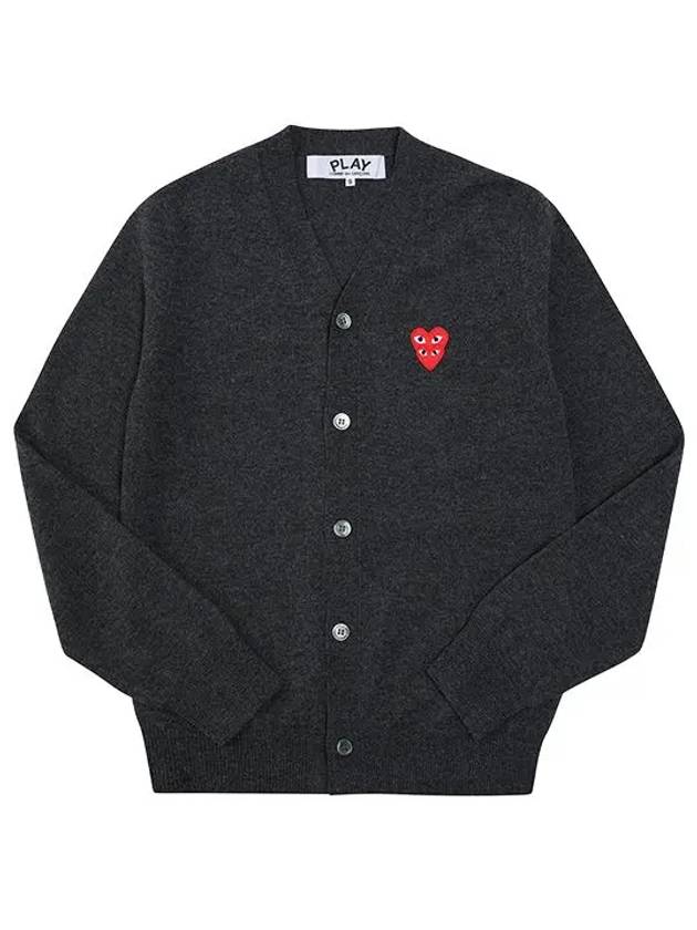 Cardigan Men s Play Heart and Pen Wool P1N076 2 - COMME DES GARCONS - BALAAN 2