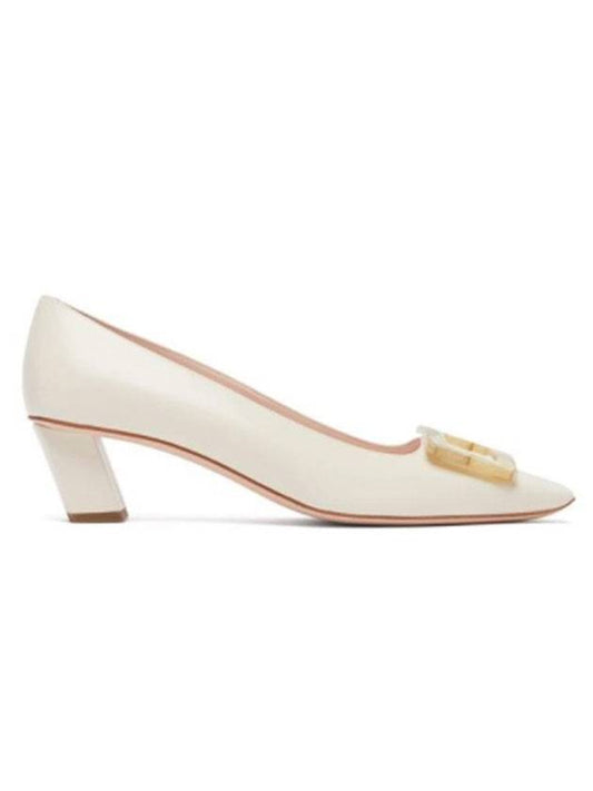 Belle Vivier RV Pumps Off White - ROGER VIVIER - BALAAN 1