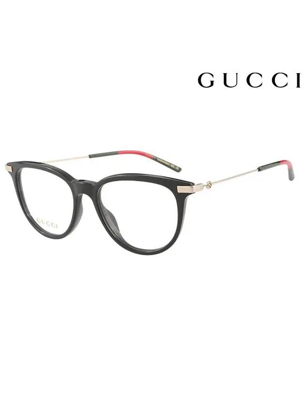 Round Acetate Eyeglasses Black - GUCCI - BALAAN 1