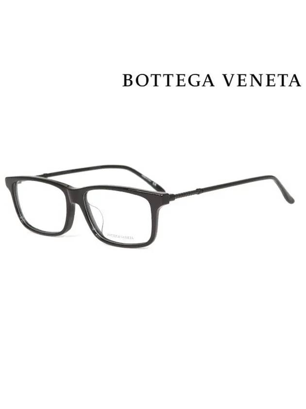 Eyewear Square Acetate Eyeglasses Black - BOTTEGA VENETA - BALAAN 2