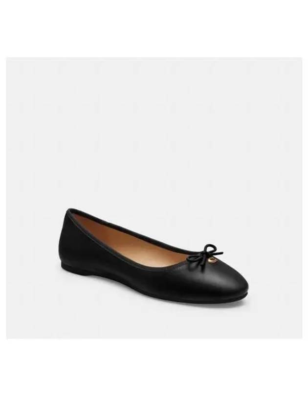 Abigail Leather Flats Black - COACH - BALAAN 2