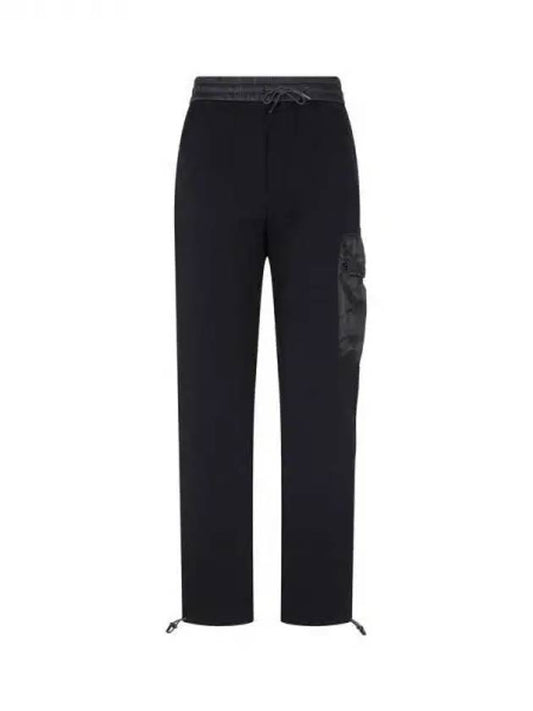 Men s Patch Pocket String Jogger Pants Black 270032 - EMPORIO ARMANI - BALAAN 1