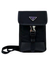 Triangle Logo Phone Holder Cross Bag 2ZH109 - PRADA - BALAAN 1