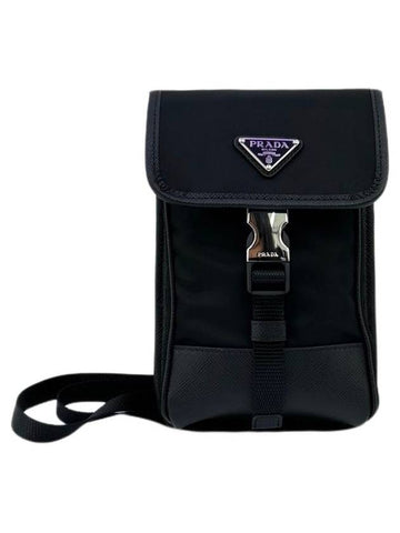 Triangle Logo Phone Holder Cross Bag 2ZH109 - PRADA - BALAAN 1