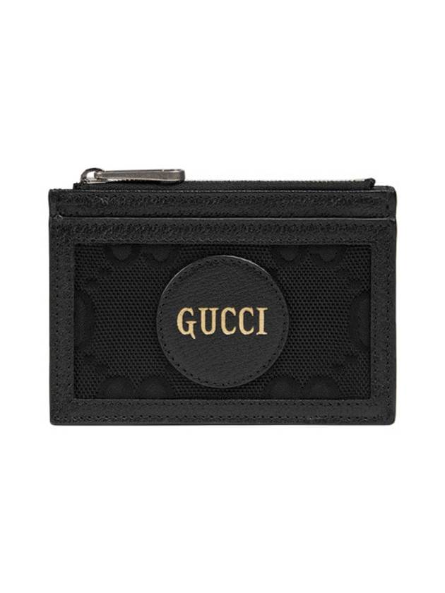 Off the Grid Zipper Card Wallet Black - GUCCI - BALAAN 1